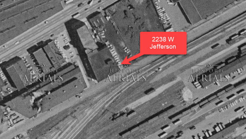 Delray Theatre - 1957 Aerial